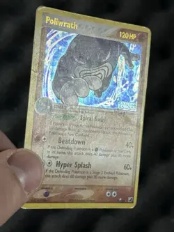 Pokemon Poliwrath Reverse Holo 11/115 EX Unseen Forces PLAYED - Image 2
