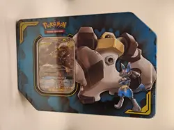 Pokemon Melmetal & Lucario GX Tag Team Tin Power Partnerships New Factory Sealed - Image 1