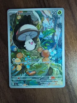 Pokemon TCG Foongus 095/086 Sv: Black Bolt Holo Card English Illustration Rare - Image 3