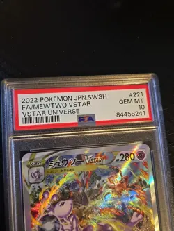 Pokemon FA/Mewtwo VStar 221/172 PSA 10 Gem Mint Vstar Universe Japanese - Image 2