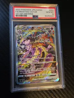 Pokemon FA/Mewtwo VStar 221/172 PSA 10 Gem Mint Vstar Universe Japanese - Image 5