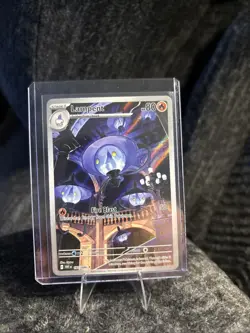 Pokemon TCG Lampent White Flare Card 102/086 Rare Holo, Near Mint Condition - Image 1