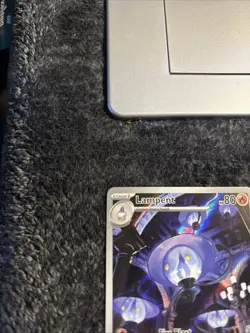 Pokemon TCG Lampent White Flare Card 102/086 Rare Holo, Near Mint Condition - Image 3