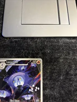 Pokemon TCG Lampent White Flare Card 102/086 Rare Holo, Near Mint Condition - Image 4