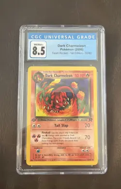 Pokemon Slab CGC 8.5 Dark Charmeleon 1st Edition 2000 Team Rocket #32 - Image 1