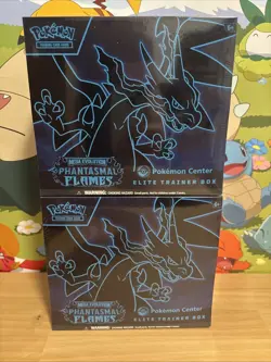 Pokemon Center Exclusive - Phantasmal Flames ETB In Hand NEW SEALED - Image 1