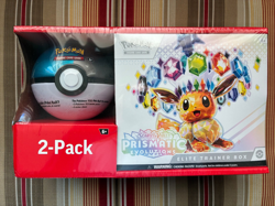 POKEMON PRISMATIC EVOLUTIONS ETB ELITE TRAINER BOX/ POKEBALL SAMS CLUB BUNDLE - Image 1
