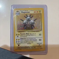 Pokemon TCG Magneton Base Set 9/102 Holo 1999-2000 Wizards Base Set Copyright... - Image 1