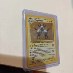 Pokemon TCG Magneton Base Set 9/102 Holo 1999-2000 Wizards Base Set Copyright... - Image 3