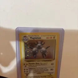 Pokemon TCG Magneton Base Set 9/102 Holo 1999-2000 Wizards Base Set Copyright... - Image 4