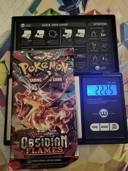 VERY HEAVY! 22.25 Gram Obsidian Flames Pokemon TCG Factory Sealed Booster Pack! - Image 1