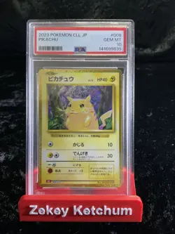 PSA 10 Pikachu 008/032 CLL HOLO Pokemon Card Classic Collection 2023 - Image 1