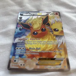 Pokemon Radiant Collection Flareon EX Full Art Holo RC28/RC32 LP - Image 4