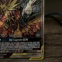Moltres Zapdos Articuno GX SM210 Alt Art Promo Tag Team Pokemon Card - Image 4