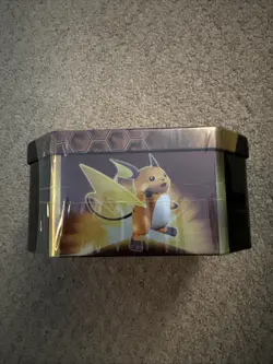 Pokemon TCG Hidden Fates Raichu GX Tin — Factory Sealed — English - Image 4