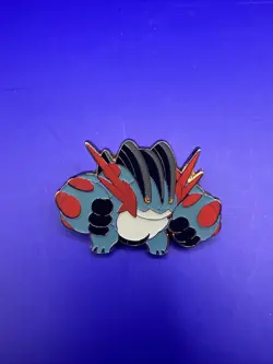 Pokemon Enamel Pin Mega Swampert Blister Pack Pin - Image 2