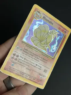 Pokemon TCG Ninetales 12/102 Base Set Holo Rare WOTC HP - Image 3