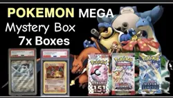 Pokemon Mega Box 14 Graded Slabs + 21 Pokemon Packs + 70 Hits Ex V Vstar - Image 1