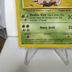 Nidorino 1999 Pokemon TCG #37/102 Base Set Regular WoTC Uncommon NM - Image 5