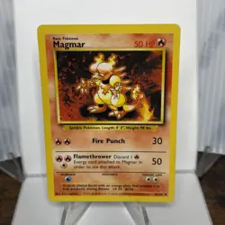 Magmar - 36/102 Base Set - Pokemon TCG - 1999 - Image 1