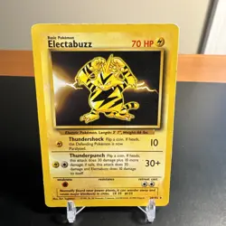 Electabuzz Base Set 20/102 Unlimited Rare VINTAGE - Pokemon TCG (Heavy Played) - Image 3