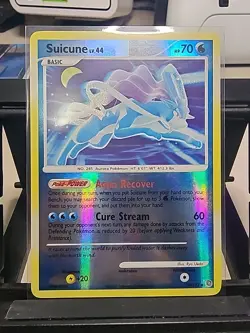 Pokemon TCG - Suicune 19/132 Secret Wonders Reverse Holo LP (minor scratches) - Image 1