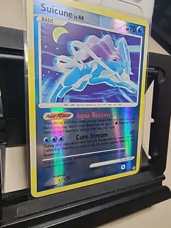 Pokemon TCG - Suicune 19/132 Secret Wonders Reverse Holo LP (minor scratches) - Image 2