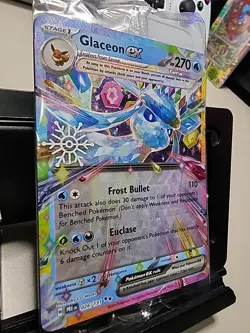 Pokemon TCG - Glaceon Ex 026/131 Winter Stamped Double Rare Holo SEALED - Image 2