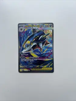 Pokemon Mega Sharpedo EX 127/094 Special Illustration Rare Full Art Holo 330 HP - Image 1