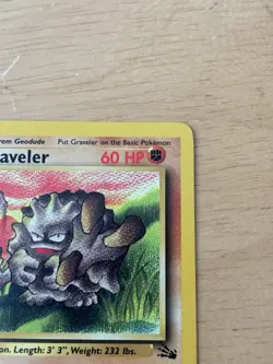 Pokemon TCG Graveler Fossil 37/62 Uncommon 1st Edition Stage 1 60 HP 1999 - Image 4