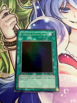 THE BEGINNING OF THE END ITALIAN ULTRA RARE PTDN-EN053 IT053 LIGHT PLAY YUGIOH - Image 1