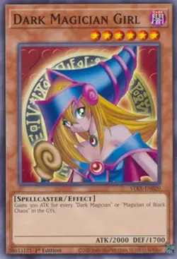 Dark Magician Girl - STAX-EN020 - Common - 1st Edition - Near Mint - Image 1