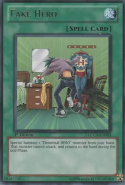 Fake HERO - LCGX-EN093 - Rare - Unlimited Edition Near Mint Legendary Collection - Image 1