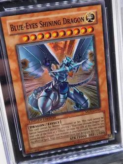 Blue-Eyes Shining Dragon - YuGiOh Pyramid of Light MOV-EN001 Limited Ed. (CGC 3) - Image 2