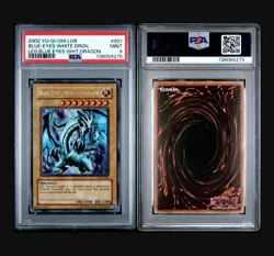 Yu-Gi-Oh! Blue-Eyes White Dragon LOB-001 PSA 9 - FOIL SHIFT! ORIGINAL 2002 - Image 2
