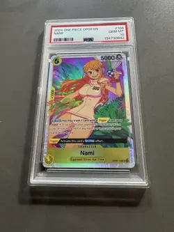 2024 ONE PIECE OP08-TWO LEGENDS #106 NAMI PSA GEM MT 10 - Image 2