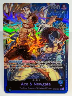 Ace & Newgate ST22-001 - One Piece TCG Starter Deck 22 MINT Foil Leader - Image 1