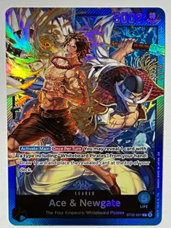 Ace & Newgate ST22-001 - One Piece TCG Starter Deck 22 MINT Foil Leader - Image 2