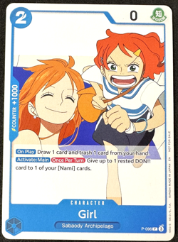 Girl (OP14 Release Event) - One Piece Promotion Cards (OP-PR) - Image 1