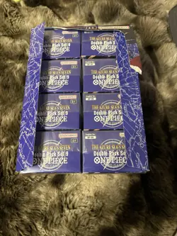 One Piece The Azure Sea's Seven Ripped English Double Pack Display (8Boxes) OP14 - Image 1