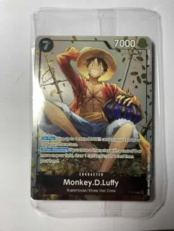 Monkey.D.Luffy (Tin Pack Set Vol. 2) P-075 Foil (*Sealed*) NM - Image 1