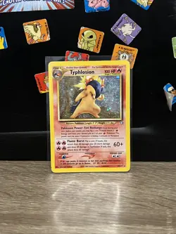 Pokemon Neo Genesis 2000 Typhlosion Holo Rare Card TCG 17/111 - Image 1