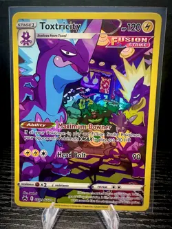 Toxtricity GG09/GG70 Crown Zenith: Galarian Gallery Holo Pokemon TCG Card NM - Image 1