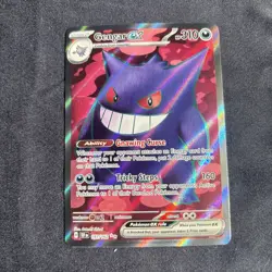 Pokemon TCG Gengar EX Temporal Forces Ultra Rare Card 193/162 - Image 1