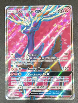 Pokemon Card - Forbidden Light Xerneas GX Full Art 126/131 NM/M - Image 1