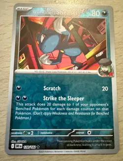 Pokemon TCG Team Rocket's Sneasel 128/182 Destined Rivals Reverse Holo Rare Card - Image 1