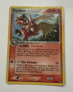2007 Blaziken 5/108 Pokemon TCG EX Power Keepers Holo Card Stage 2 - Image 1