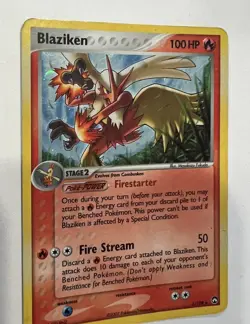 2007 Blaziken 5/108 Pokemon TCG EX Power Keepers Holo Card Stage 2 - Image 5