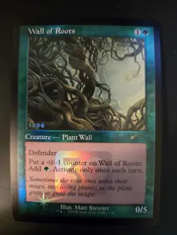 Wall of Roots NM FOIL PROMO 30th Anniversary Edition MTG FREE SHIPPING - Image 1