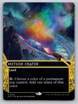 Meteor Crater (0026) (Borderless) Edge of Eternities: Stellar Sights Regular - Image 1